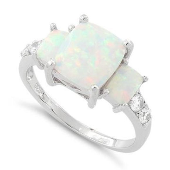 Jewelry - LAST ONE! Sterling Silver Opal Ring